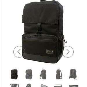 NWT Hex Backloader backpack black